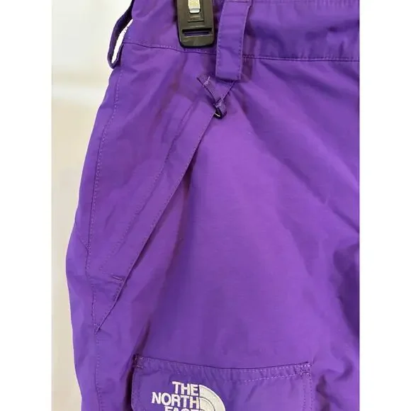 The North Face Snow Pants Youth Girls XL 18 Purple Hyvent Insulated Cargo Ski - Picture 4 of 10